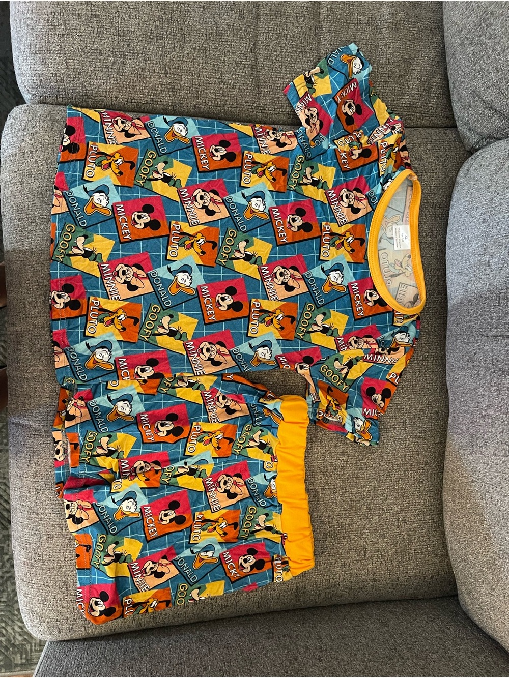 Bamboo Disney Mickey & Friends Colorful Kids Pajama Set